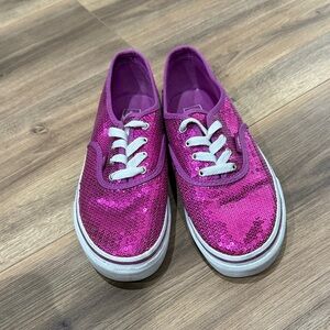 Vans Sparkling Fuchsia Sequin Sneakers